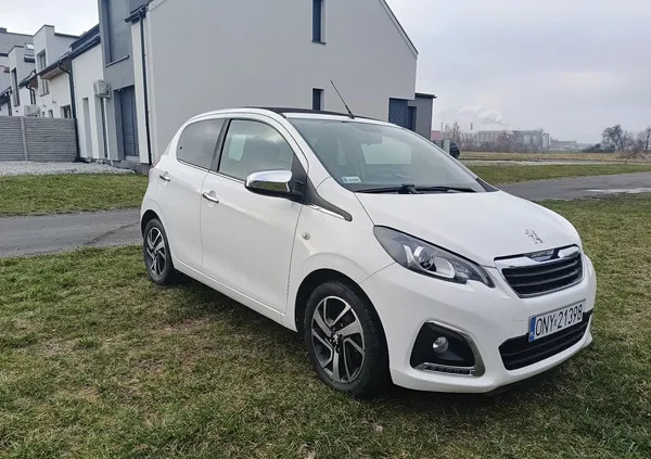 samochody osobowe Peugeot 108 cena 34500 przebieg: 65000, rok produkcji 2017 z Nysa